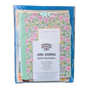 📦 Junk Journal Starter Pack – Vintage & Mystery Ephemera Kit ✂️📚
